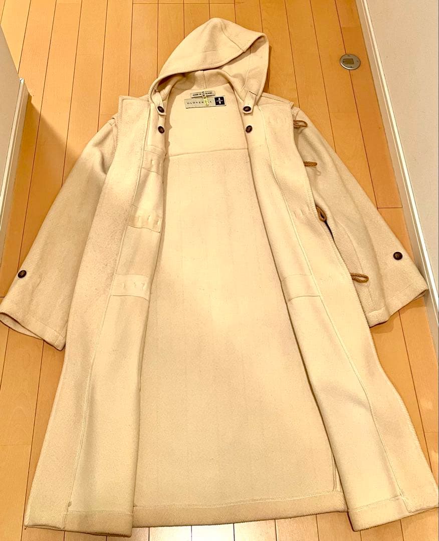 希少90's白タグ グローバーオールダッフルコート ムーアブルック ヘリンボーン