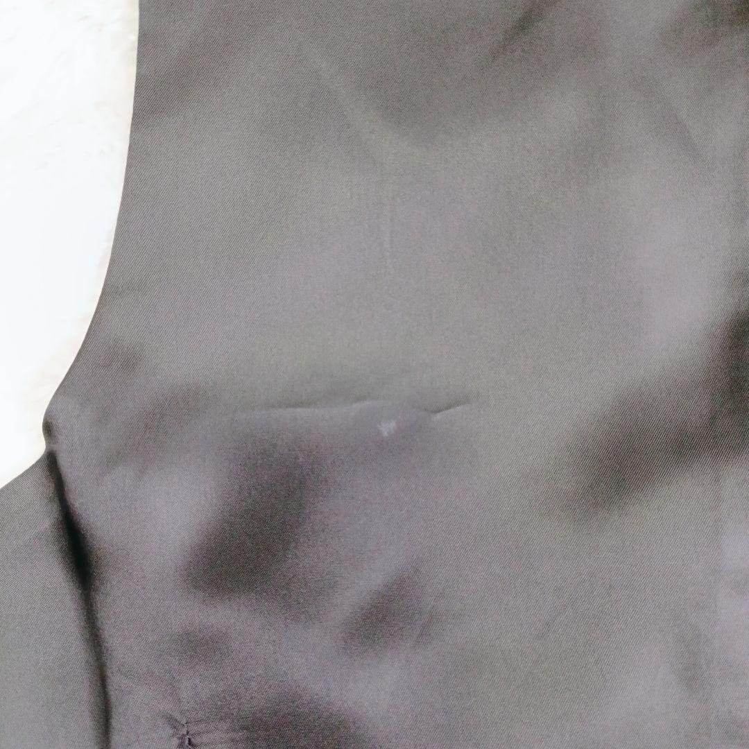 麻布テーラー スリーピース スーツ セットアップ メンズ ネイビー A5（М）