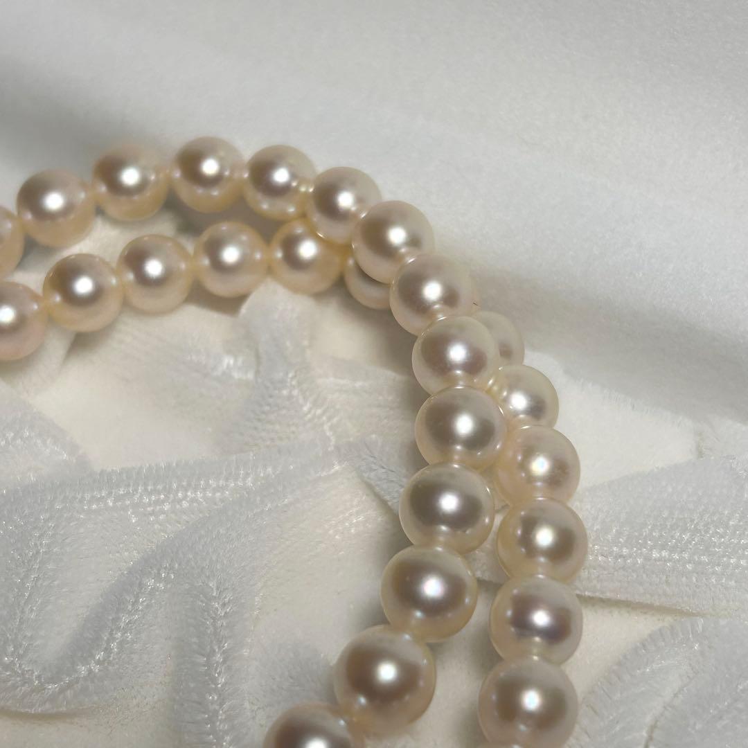 【証明書・ケース付き】田崎真珠 アコヤ パール ネックレス 7.5〜7.9mm