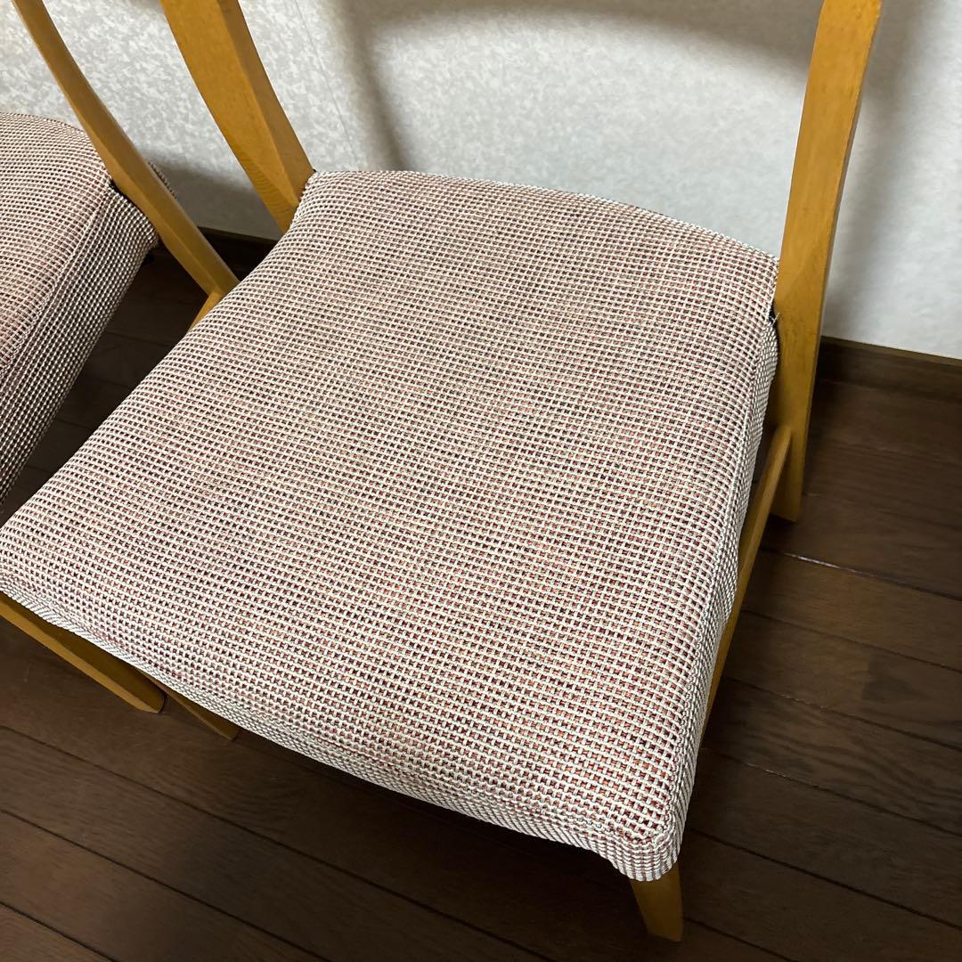 【良品】karimoku ダイニングチェア ２脚セット