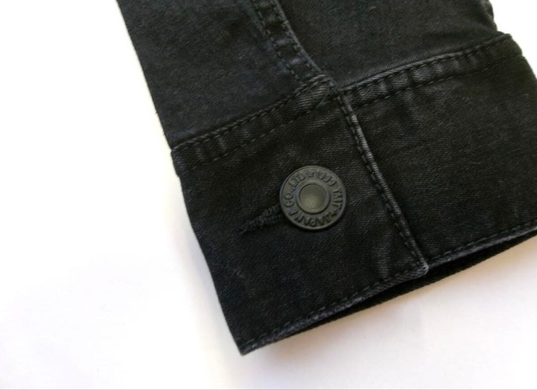 23SS新品　ティーエムティTMTブラックデニム ジャケット　gジャン XL