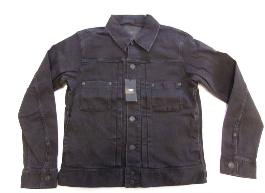23SS新品　ティーエムティTMTブラックデニム ジャケット　gジャン XL