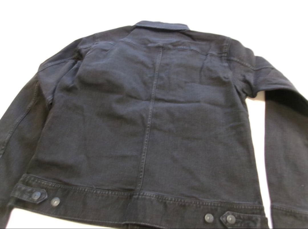 23SS新品　ティーエムティTMTブラックデニム ジャケット　gジャン XL