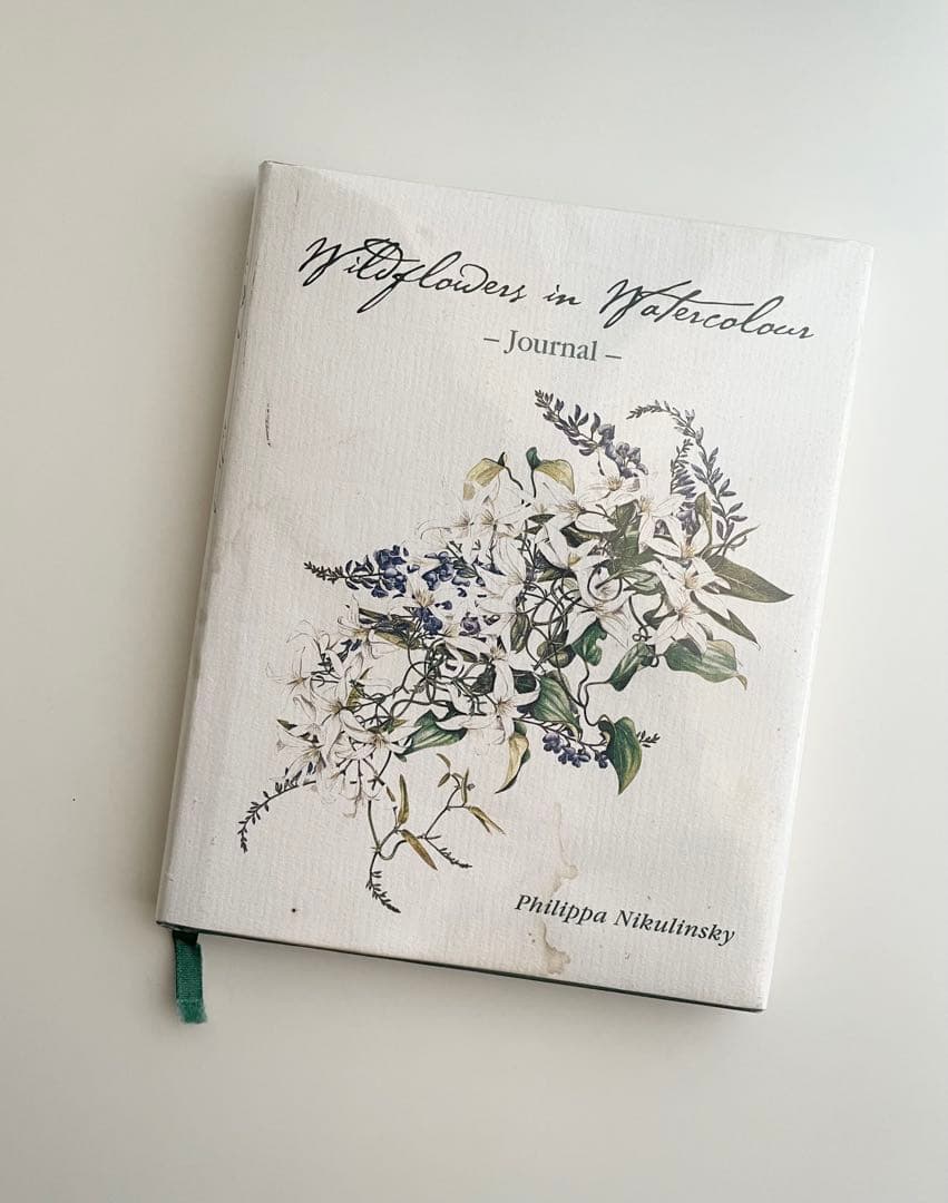 海外購入 洋書 Wildflowers in Watercolour＊インテリア