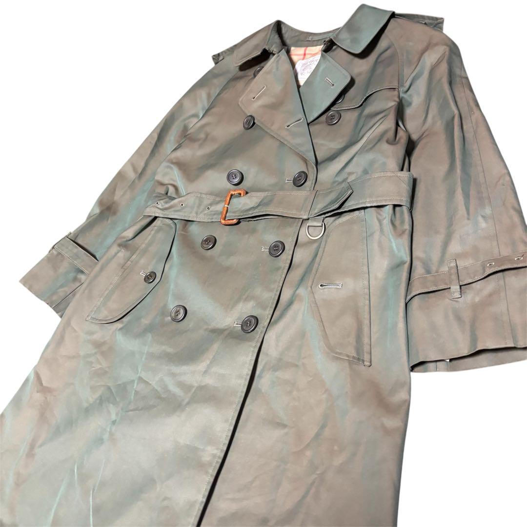 BURBERRYS バーバリー ベルト 玉虫 トレンチ ダブル ノバチェック