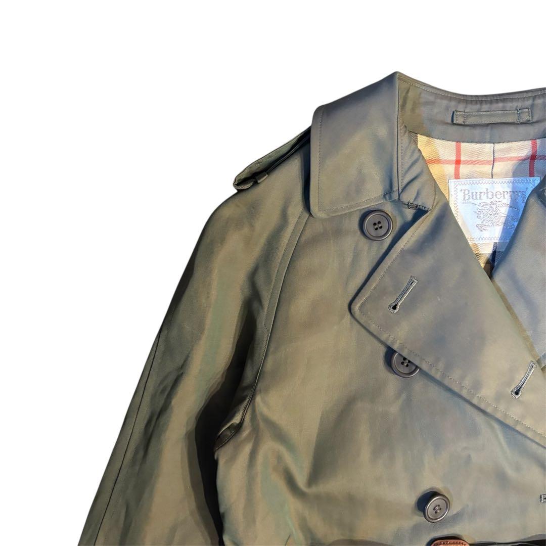 BURBERRYS バーバリー ベルト 玉虫 トレンチ ダブル ノバチェック