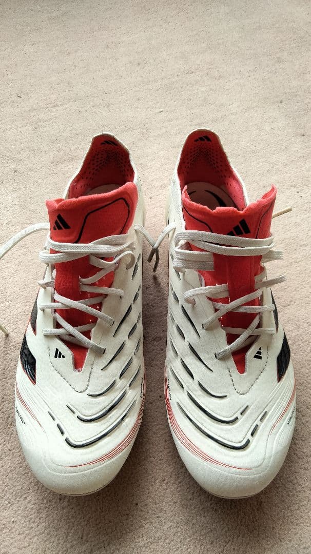 adidas Predator Elite AG 26cm ホワイト/レッド