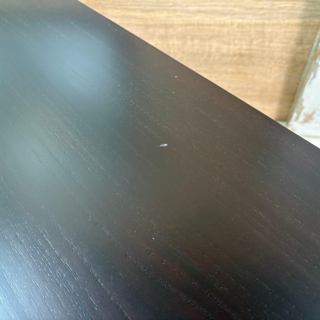 訳あり品！【136】民芸家具桐材天然無垢和引き戸付きチェスト横長テレビ台飾り棚