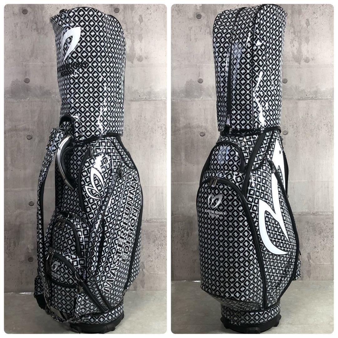 マスターバニーエディション　キャディバッグ　エナメル生地　3点式　カート式