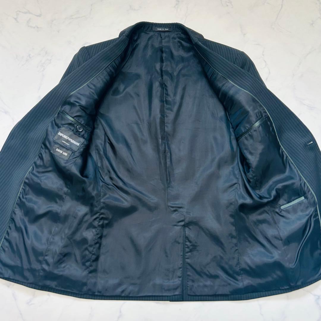 【極美品】イタリア製　エンポリオアルマーニ　DAVID LINE　スーツ　M