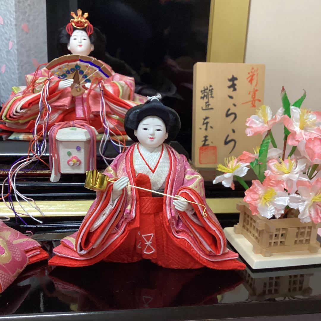 雛人形　五人飾り　雛匠東玉　中古品