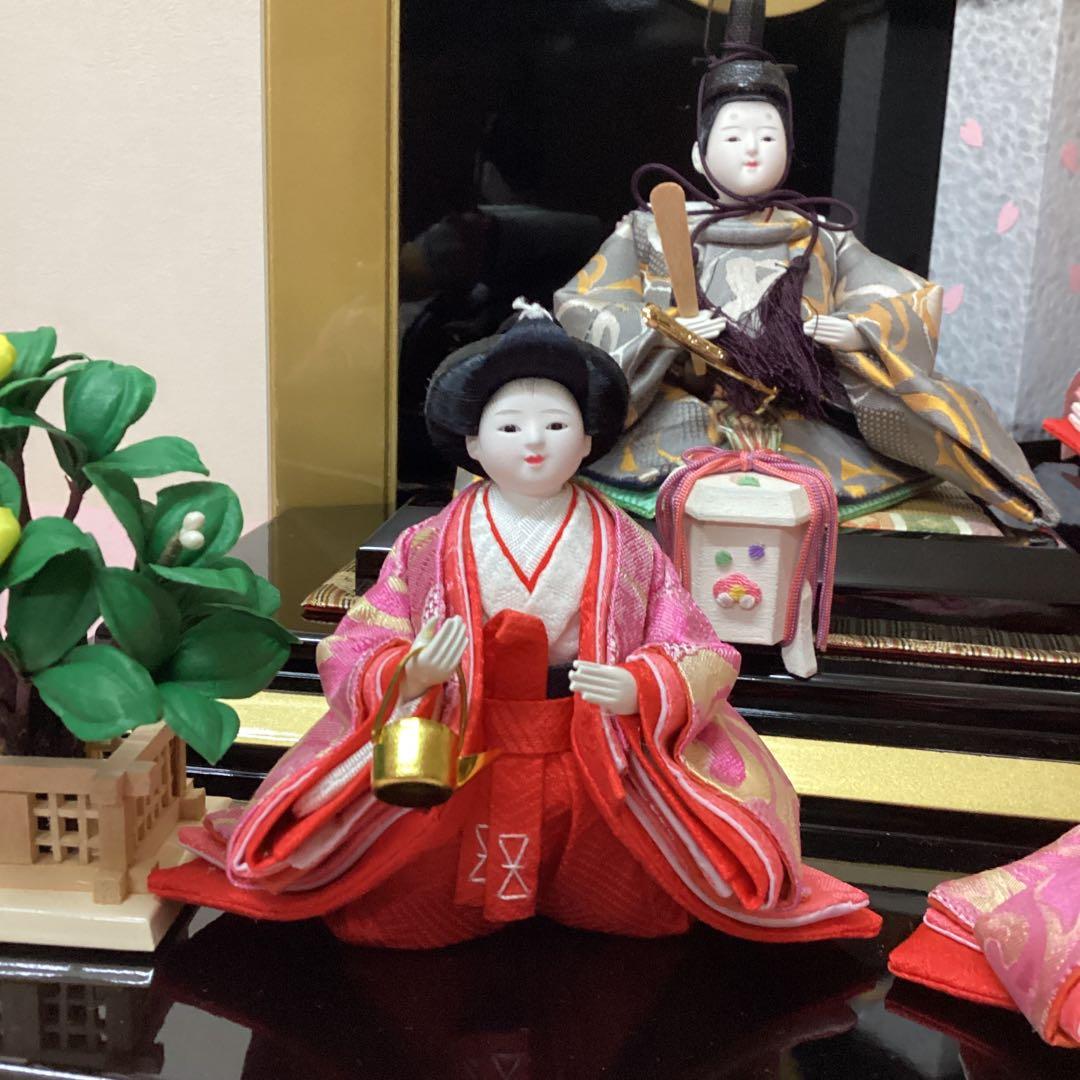 雛人形　五人飾り　雛匠東玉　中古品