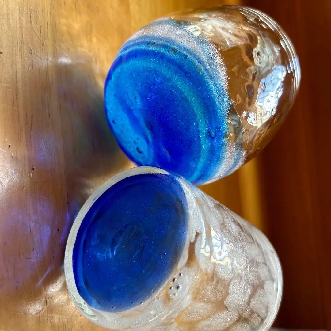 琉球ガラス製　コップ8個セット