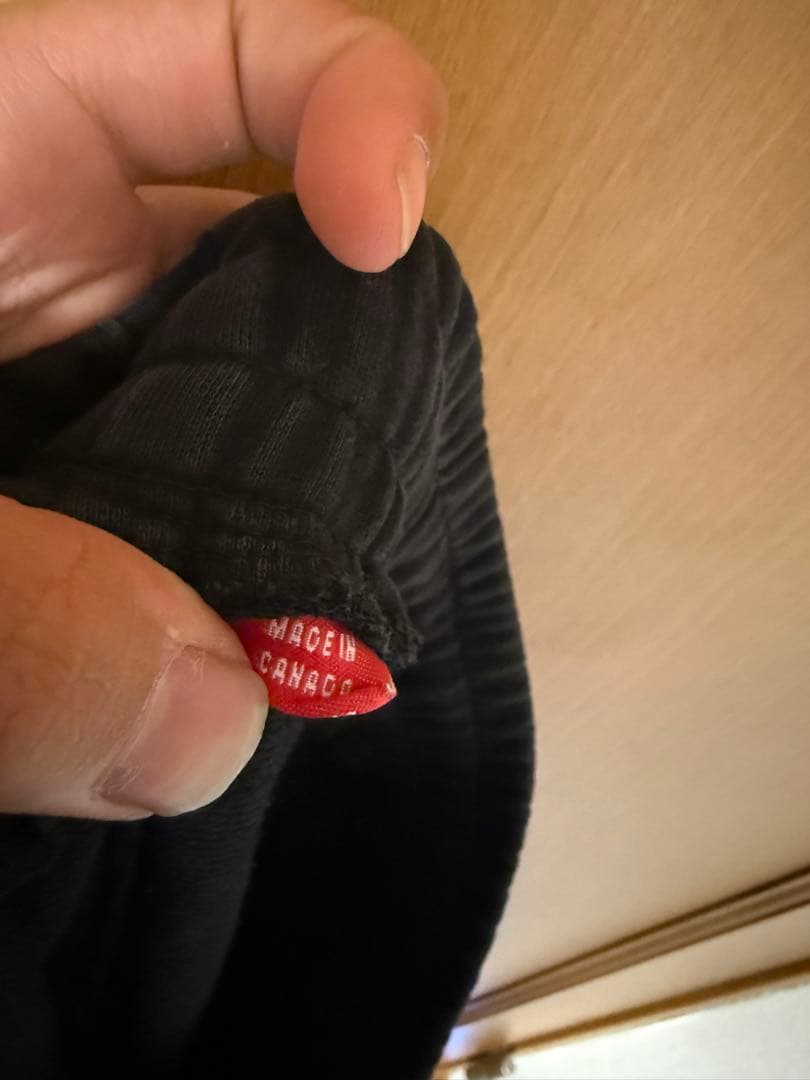 SUPREME ブラック ロゴパンツ