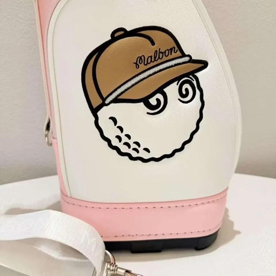 マルボン Malbon クラブスタンド ハーフケース キャディバッグPink