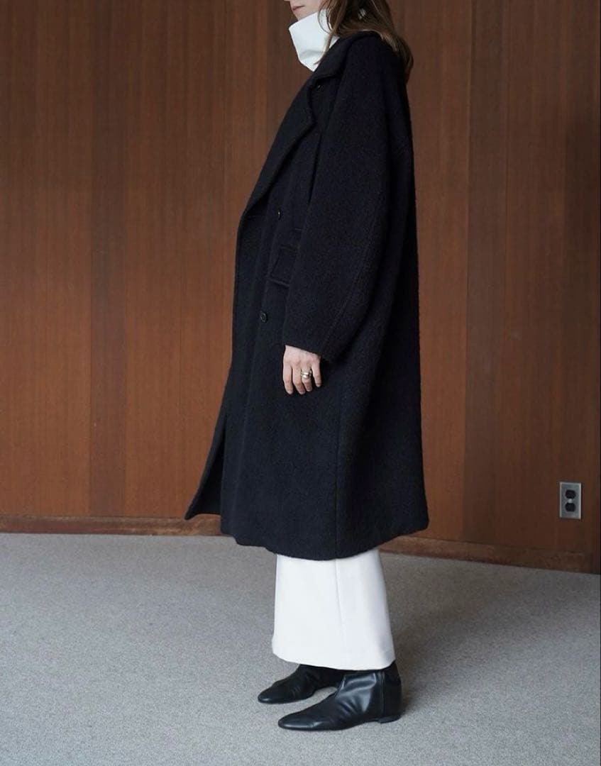 いいね不要CLANE ショートシャギーコクーンオーバーコート　クラネ　アメリ
