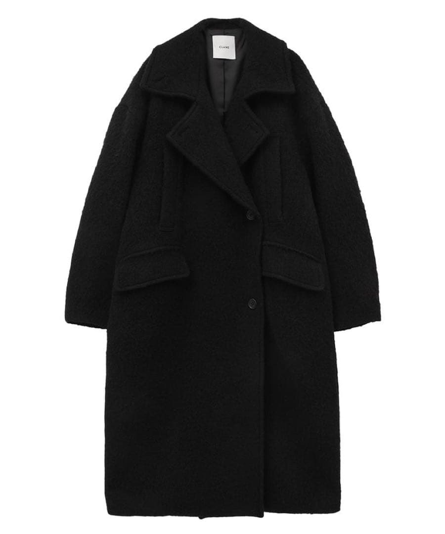 いいね不要CLANE ショートシャギーコクーンオーバーコート　クラネ　アメリ