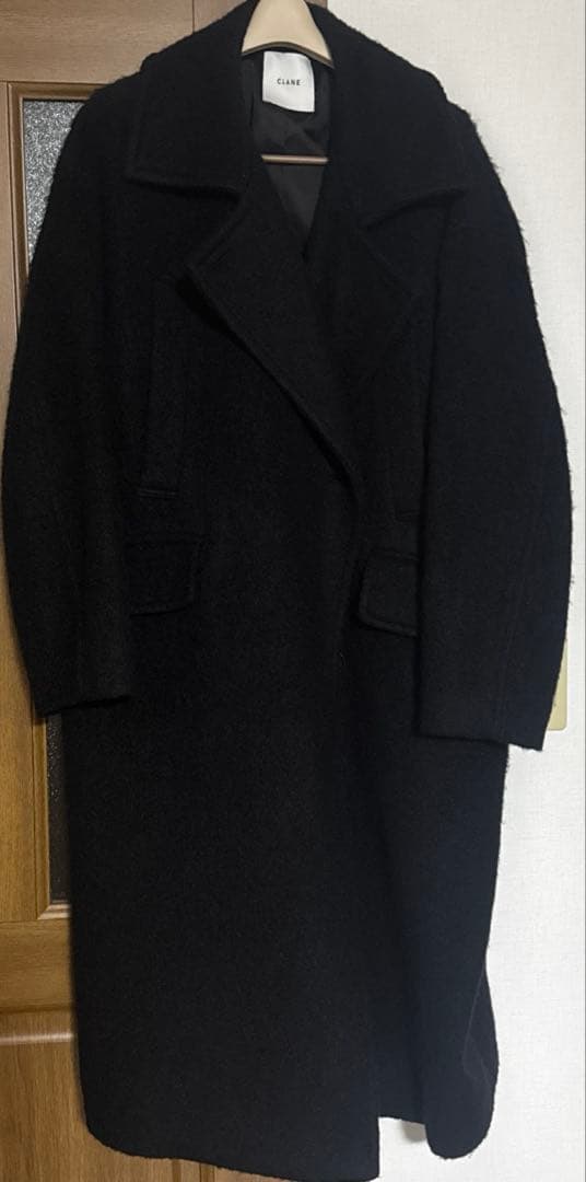 いいね不要CLANE ショートシャギーコクーンオーバーコート　クラネ　アメリ