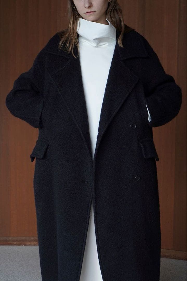 いいね不要CLANE ショートシャギーコクーンオーバーコート　クラネ　アメリ