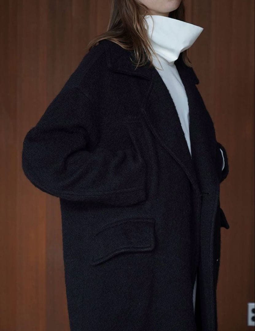 いいね不要CLANE ショートシャギーコクーンオーバーコート　クラネ　アメリ