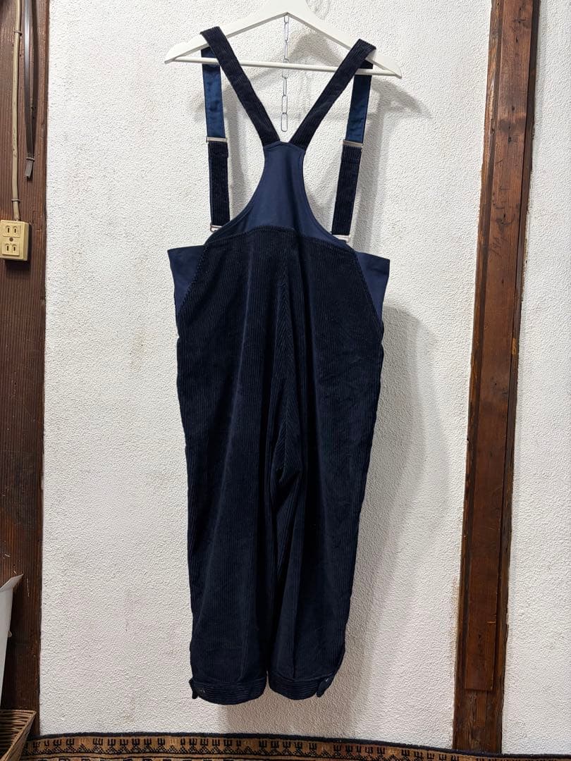 カナダ製　ビンテージ　古着　Bruno ネイビー コーデュロイ オーバーオール