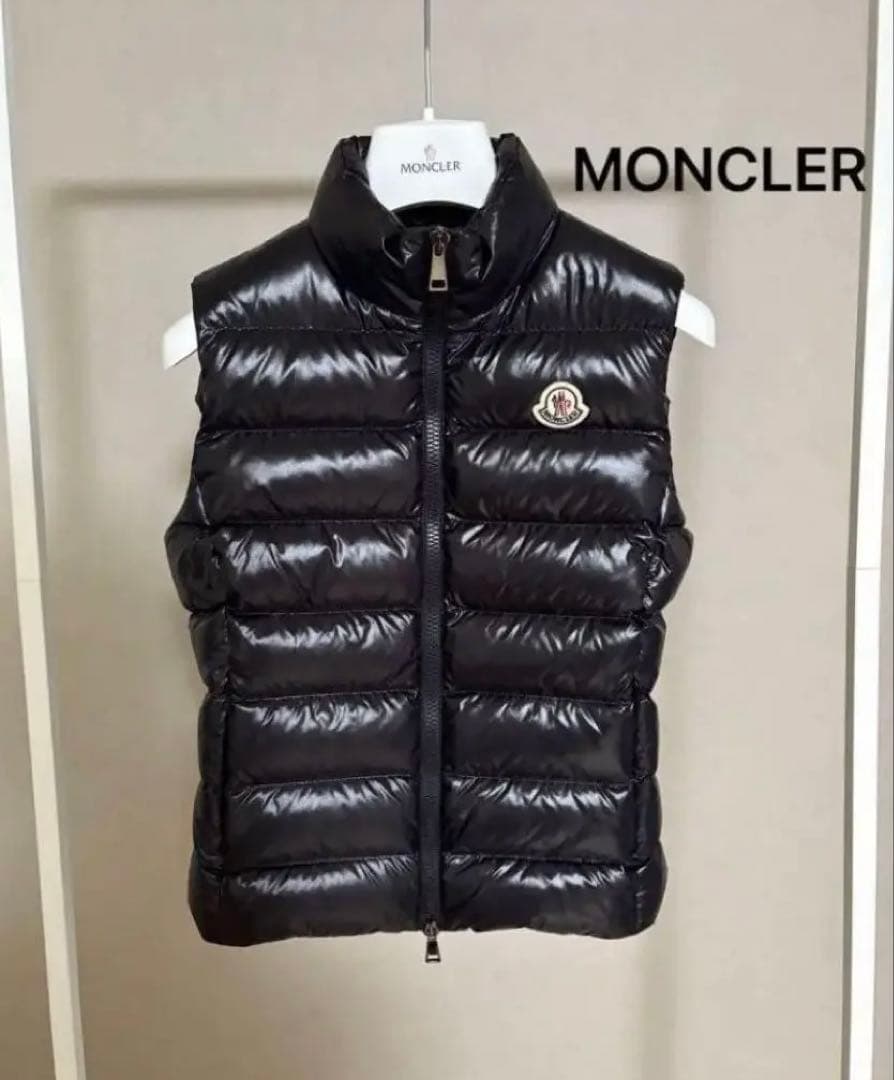 ★モンクレール　ダウンベスト　GHANY　超美品　00　ブラック　定番★