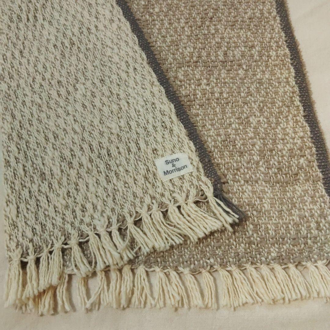 Suno&Morrison　ガラ紡ミディアムストール