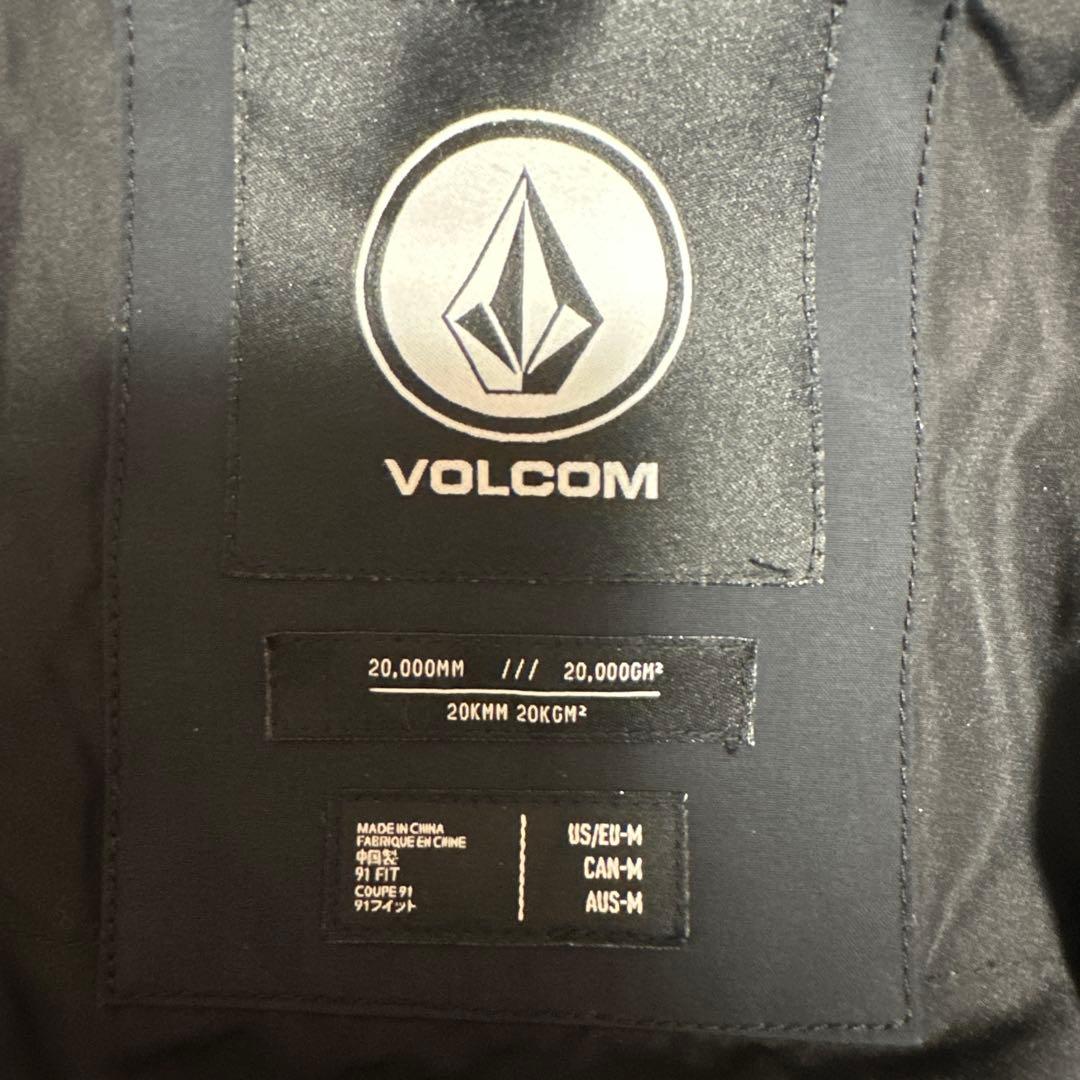 VOLCOM スノボウェア上下 M 黒