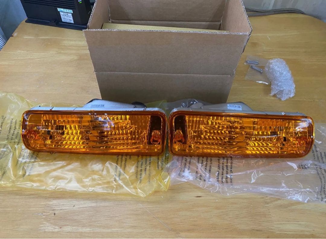 78プラド オレンジライトセット コーナーランプサイドマーカー ウインカー