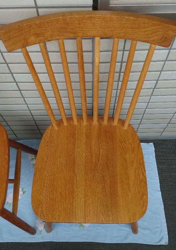 【ノーチェ】ダイニングチェア 2脚　※引き取り限定