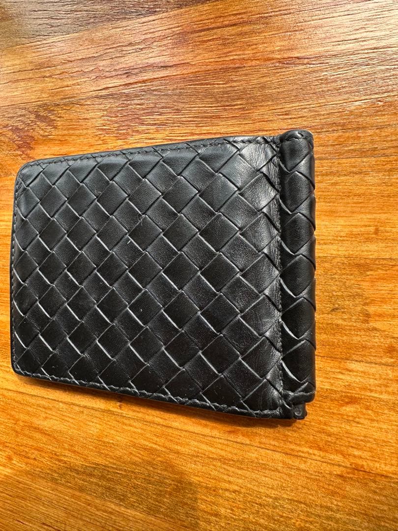 ボッテガヴェネタ　イントレチャート　マネークリップ付き　カードケース