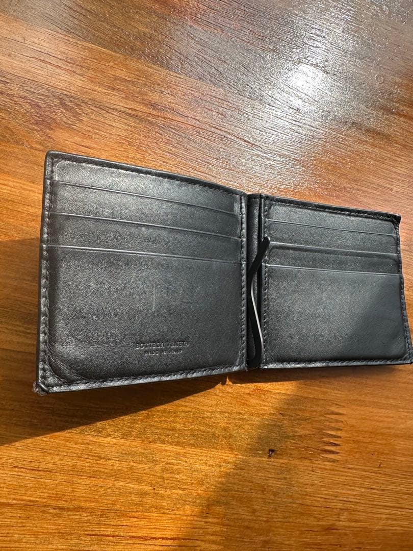 ボッテガヴェネタ　イントレチャート　マネークリップ付き　カードケース