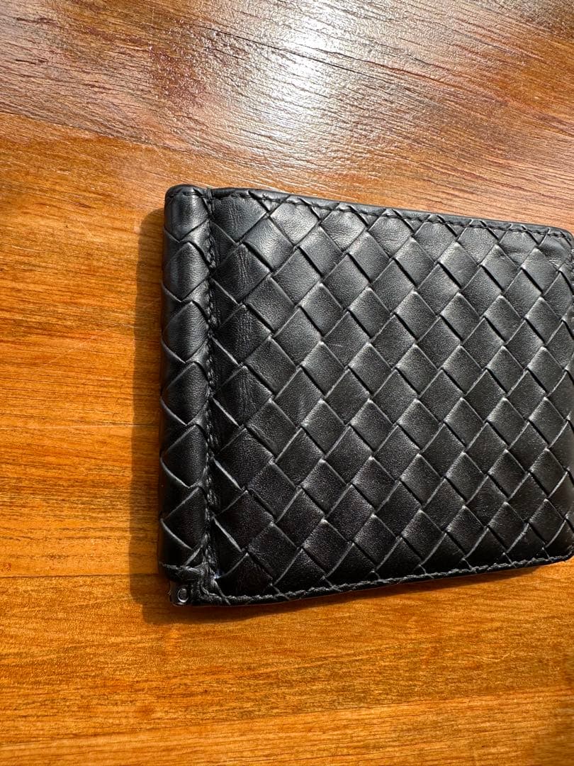 ボッテガヴェネタ　イントレチャート　マネークリップ付き　カードケース