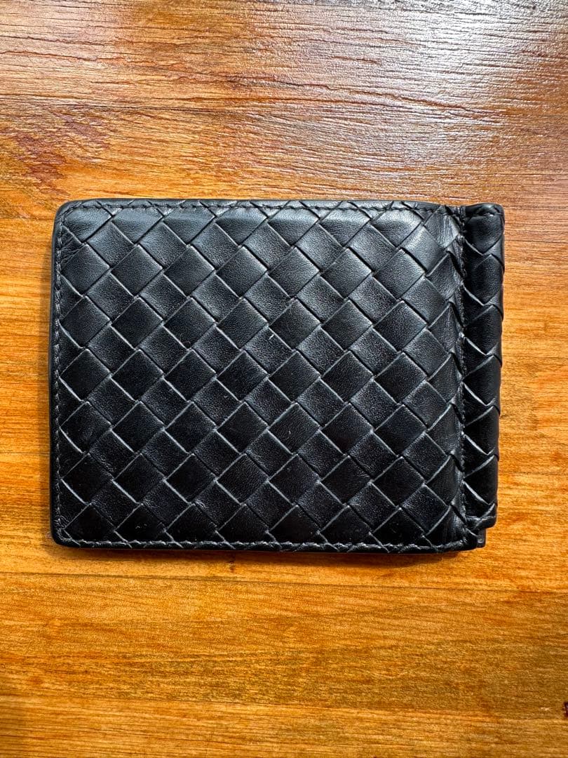 ボッテガヴェネタ　イントレチャート　マネークリップ付き　カードケース