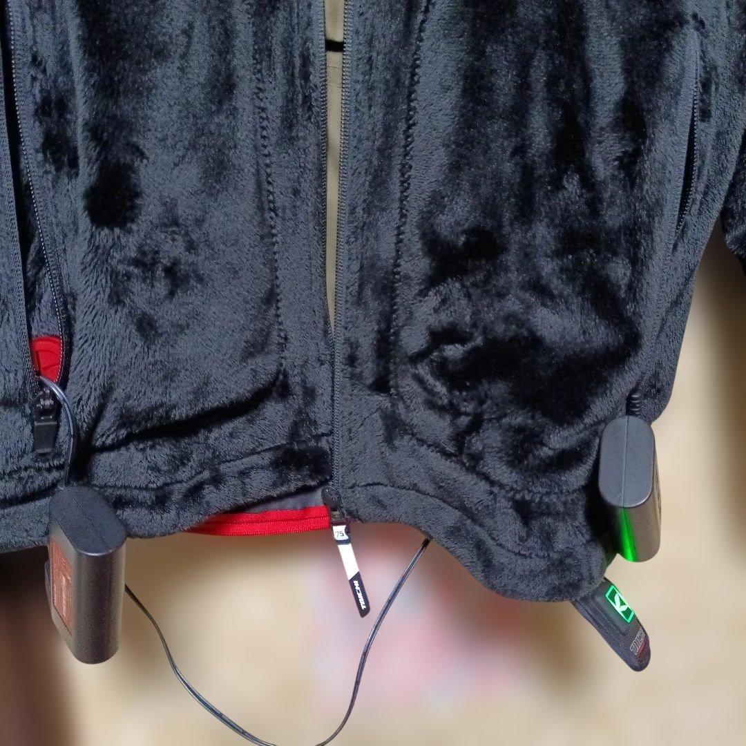 TAICHI e-HEAT 電熱ジャケット 黒 RSU635 バッテリ充電器込み