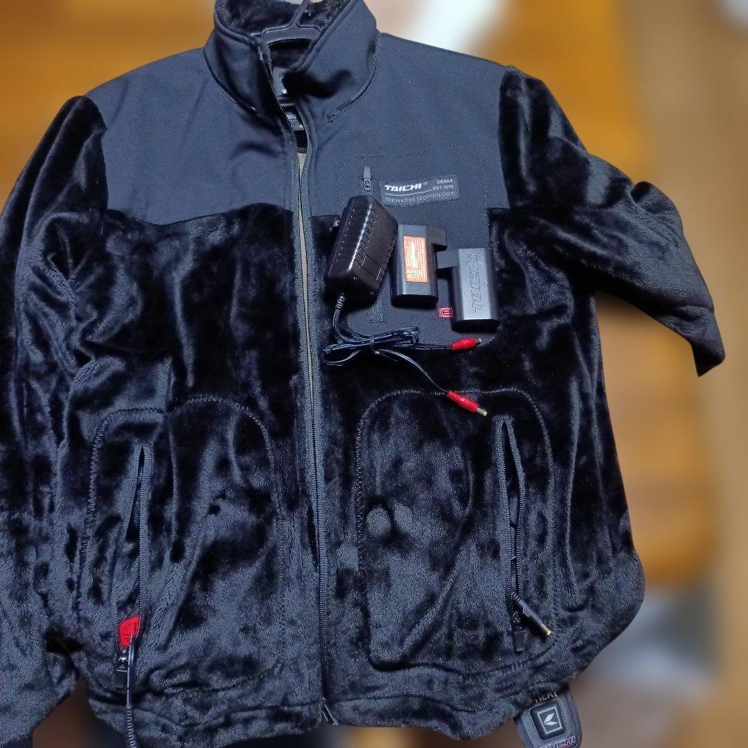 TAICHI e-HEAT 電熱ジャケット 黒 RSU635 バッテリ充電器込み