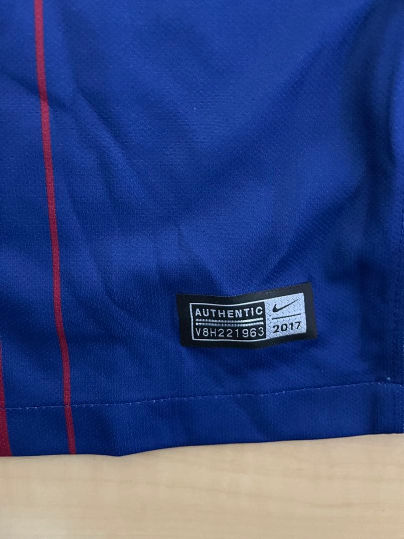 2017年　バルセロナ　リオネルメッシ　サイズM