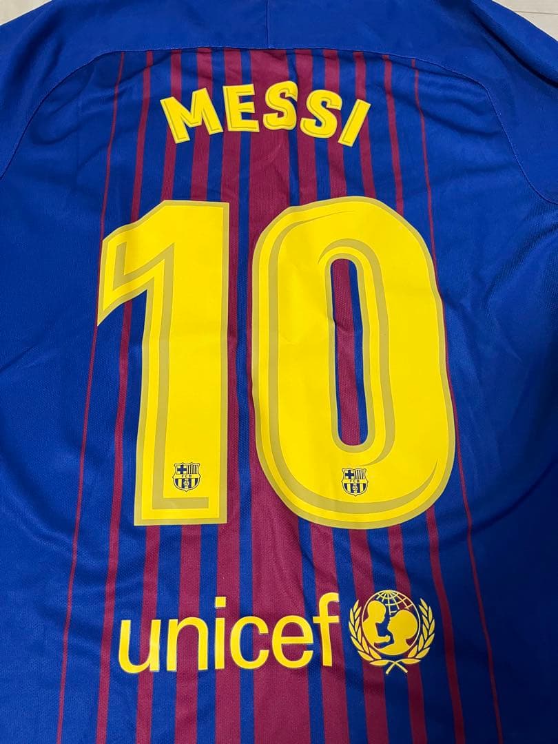2017年　バルセロナ　リオネルメッシ　サイズM