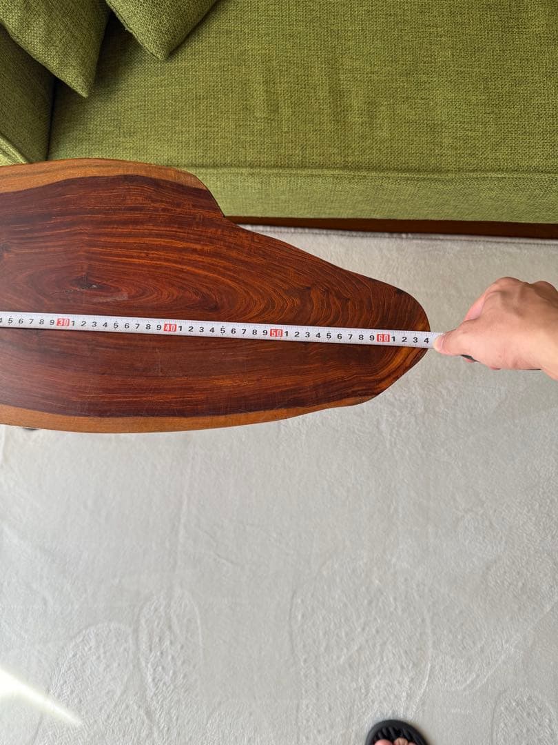 天然木　コーヒーテーブル　サイドテーブル　(一枚板)