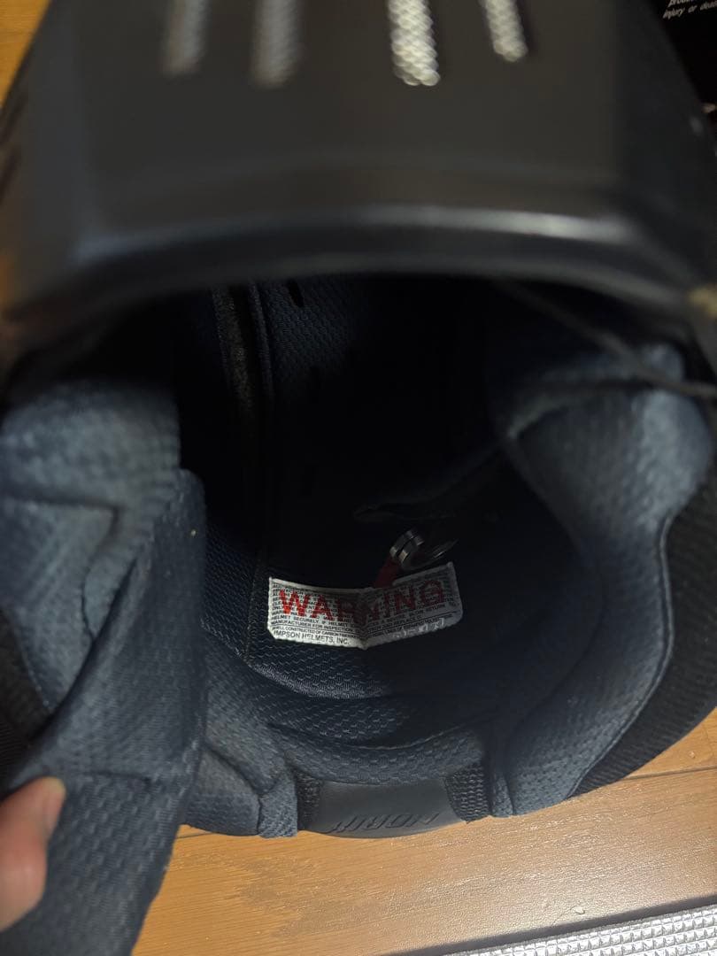 シンプソンM30 マットブラック サイズ 61cm L−XL