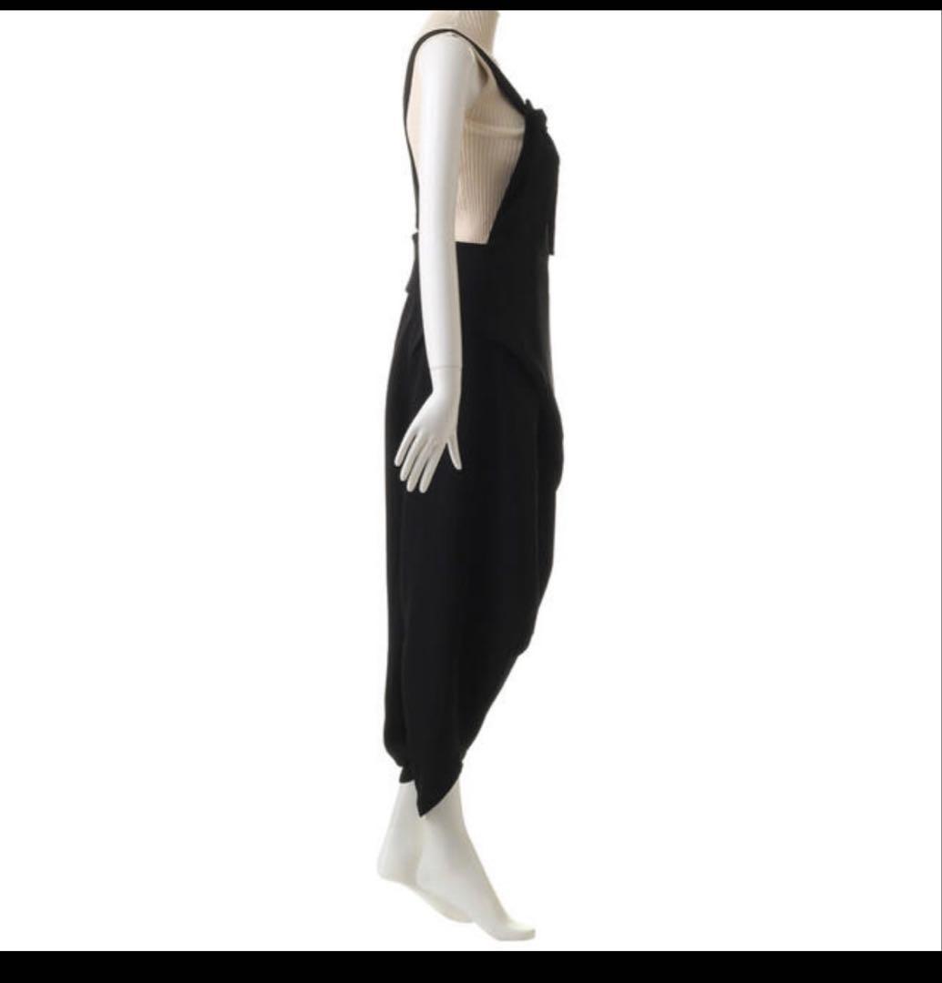 ENFOLD エンフォルド ダブルサテン サルエルサロペット 38