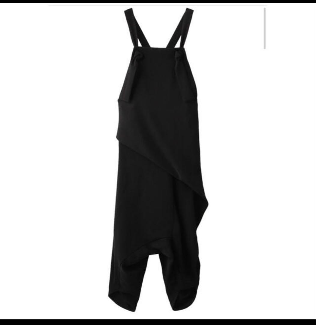 ENFOLD エンフォルド ダブルサテン サルエルサロペット 38