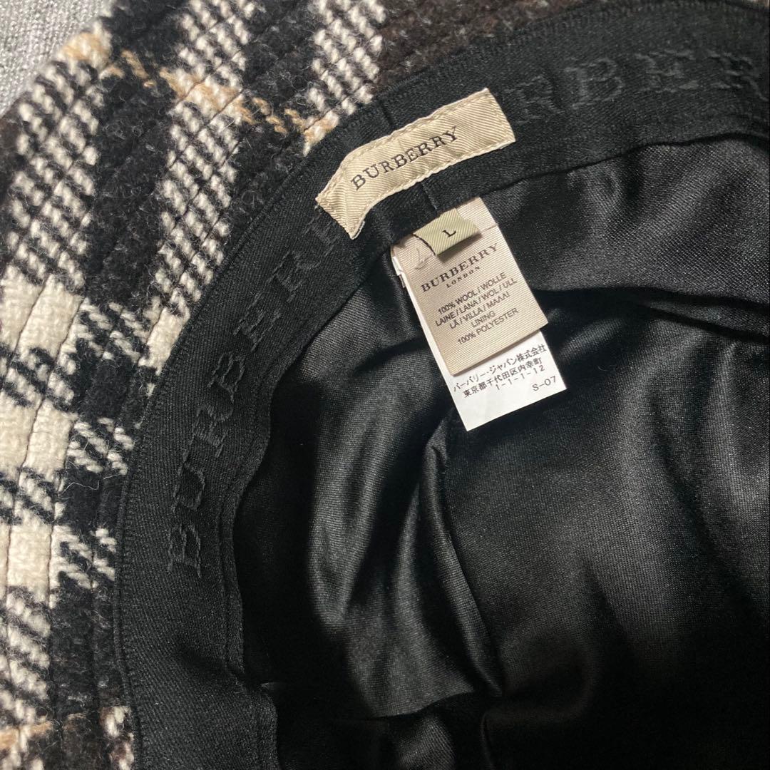 BURBERRY バーバリー　ウール　ハット　 英国製