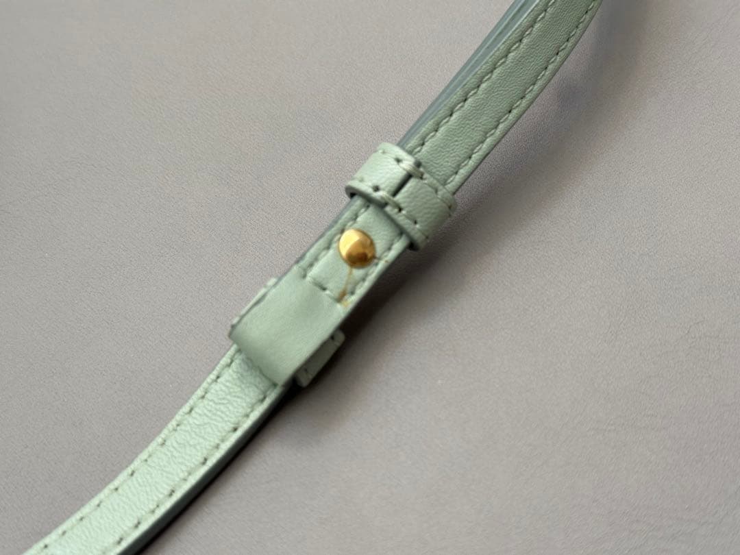 CELINE セリーヌ トリオ　ピスタチオグリーン