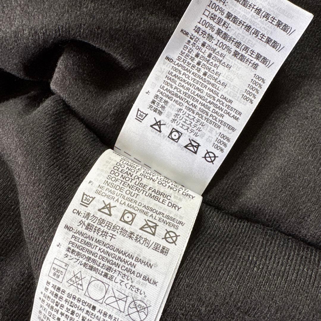 【極美品】adidas ブラック ベンチコート XO 2X L ロングコート