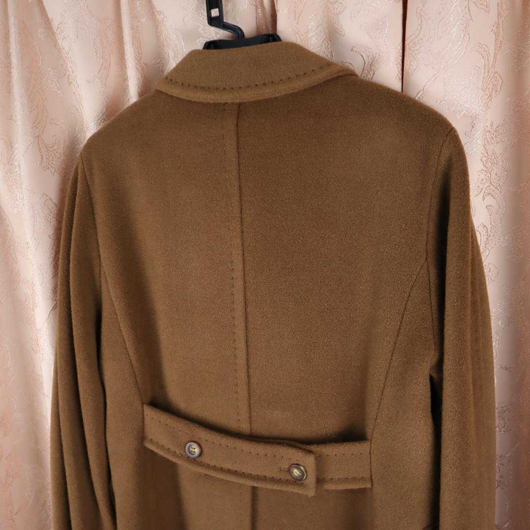 ✨美品✨ マックスマーラ ロングコート カシミヤ混 白タグ ブラウン XL