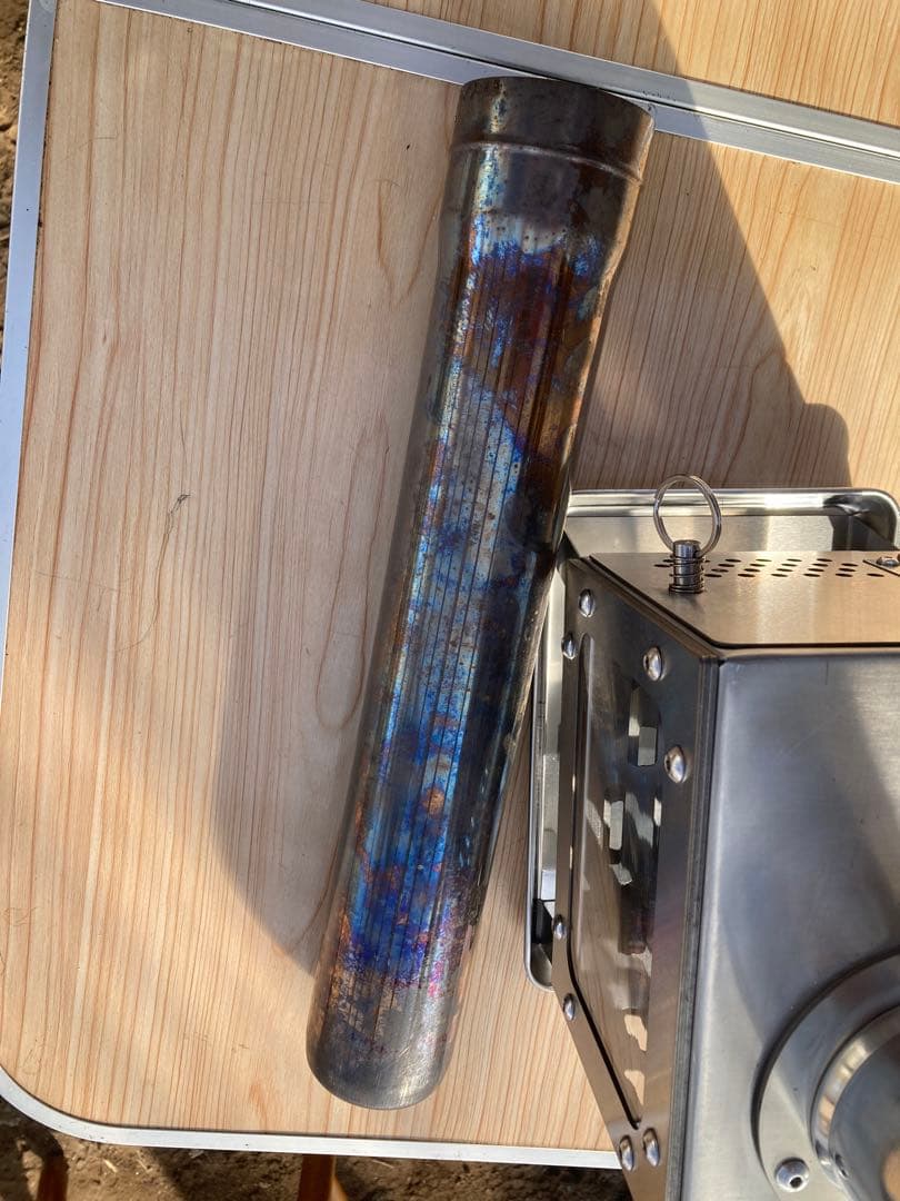 小型　ミニ薪ストーブ　ソロキャンプ