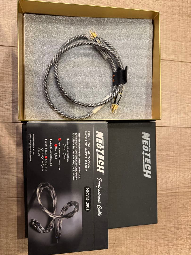 NEOTECH デジタルケーブル　RCA 同軸ケーブルNEVD-2001