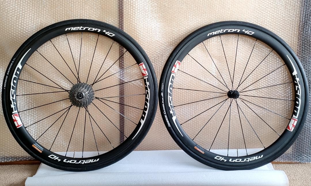 軽量 カーボンホイール 前後セット 700C 11速 ロードバイク 自転車 中古