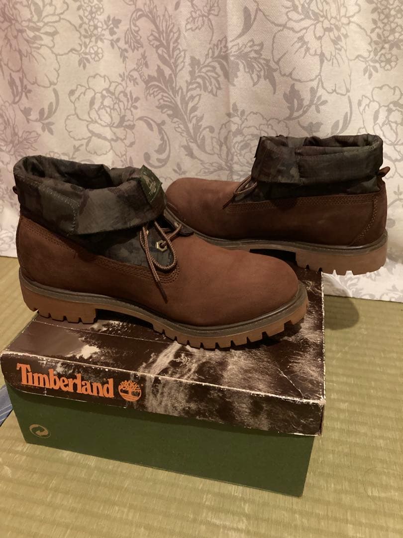 美品ティンバーランド　ロールトップ　9W27センチ